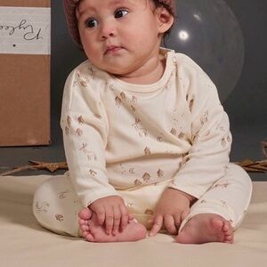 Quincy Mae woodland print pajama set